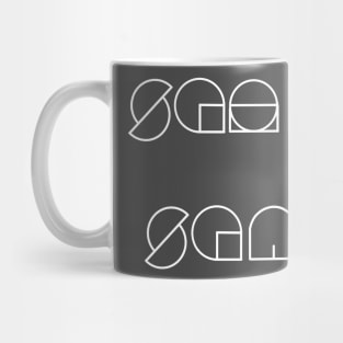 Squid Squad logo (White) Mug